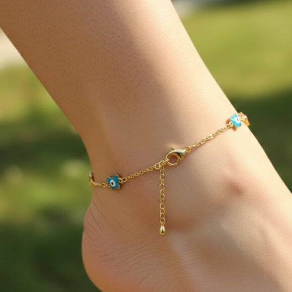 "Elegant Handmade Anklet – Delicate Jewelry for Women, MAR091934 - Picture 4 of 4